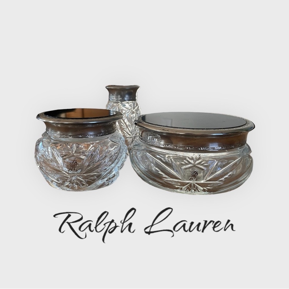 Ralph Lauren Silver Bath Accessories Collection